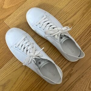 Stuart Weitzman Low Top Sneakers w Flexible Back